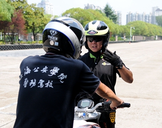 上海公安学院,苏华龙,skidbike,摩托培训设备