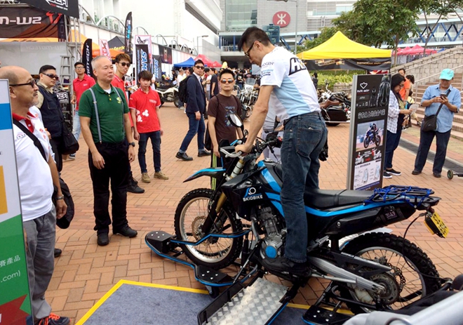 香港电单车节,安路,skidbike,hit-air,摩托车