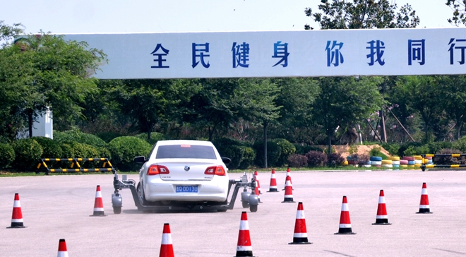 SKIDCAR,侧滑模拟车,安路,苏华龙,山东正直集团,正直驾校