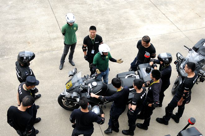 安路中国,苏华龙,广州特警,特种驾驶培训,警用骑行培训